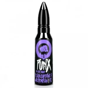 Single 50ml bottle of Riot Squad Punx Blackcurrant and Watermelon flavour