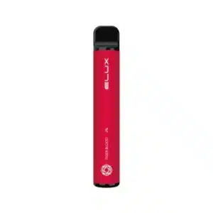 Single Elux Bar disposable vape in Tiger Blood flavour.