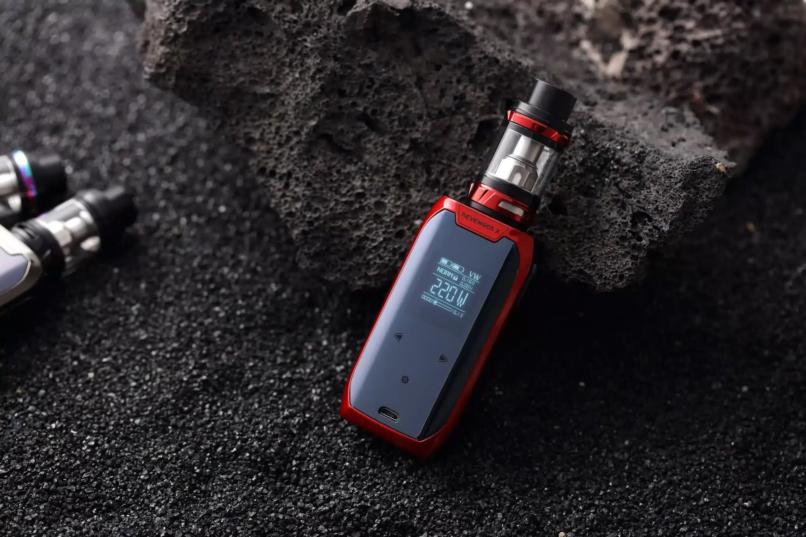 Vaporesso device on stone