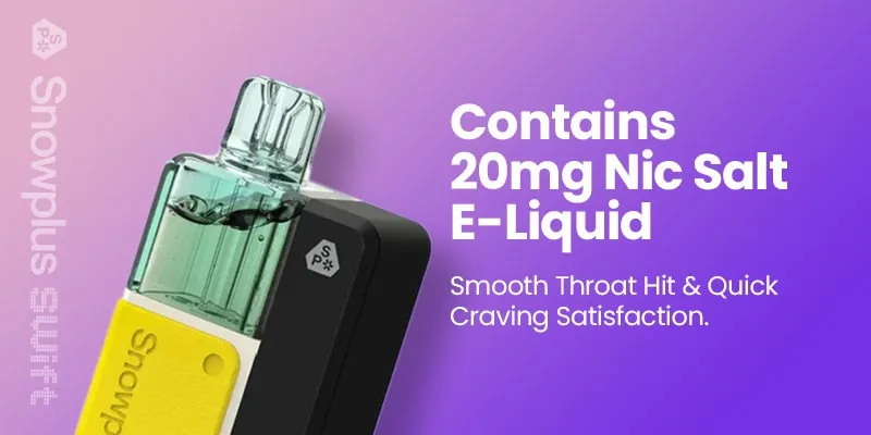 Snowplus Swift Pod Kit 20mg Nic Salt E-liquid