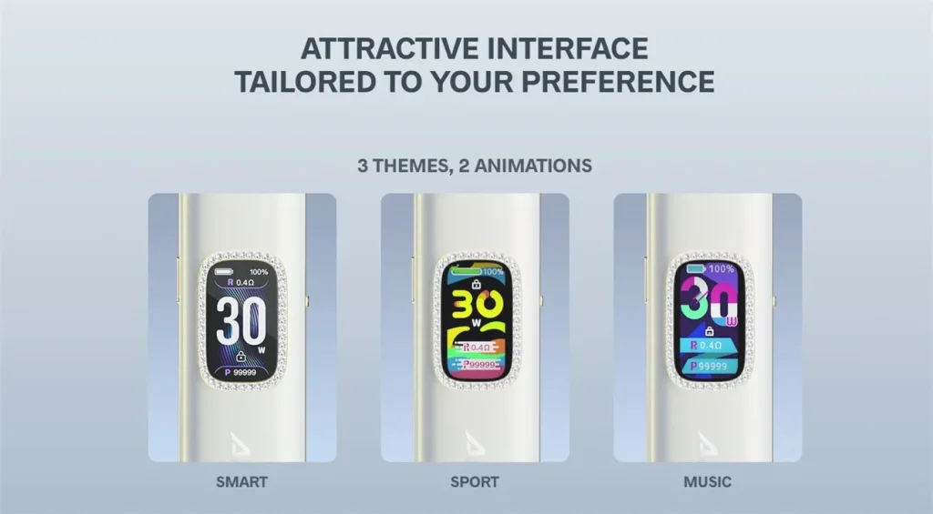 Voopoo Argus G3 Pod Kit Themes & Animations