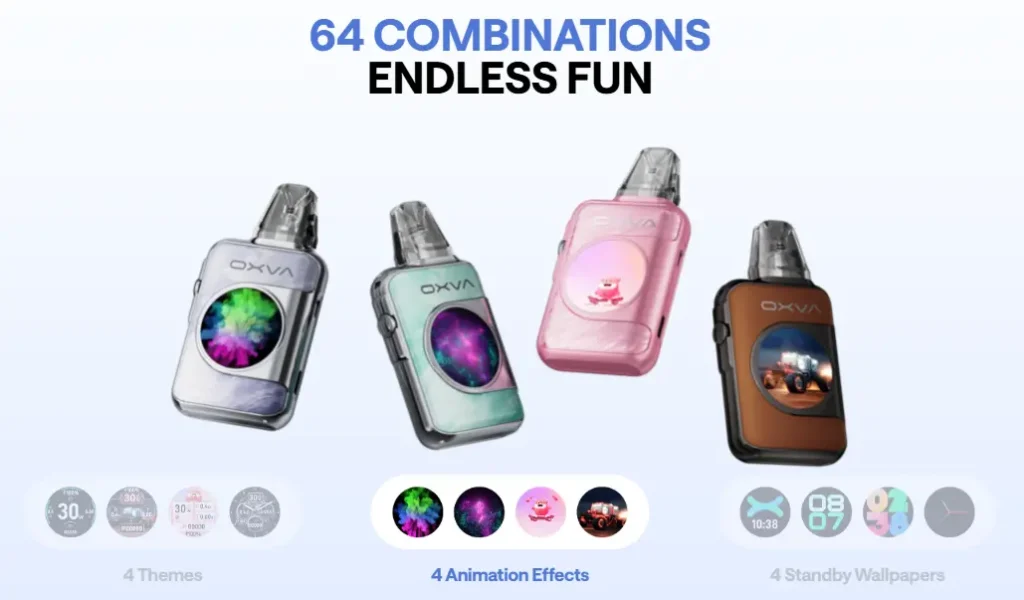 OXVA Xlim SQ Pro 2 Kit Customisable Display