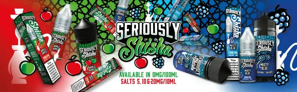 Seriously Shisha Nic Salts by Doozy Vape Co Banner