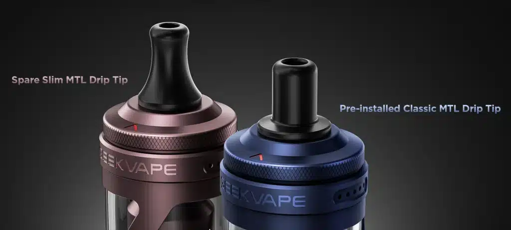 GeekVape Z Nano MTL Tank 2 Drip Tips