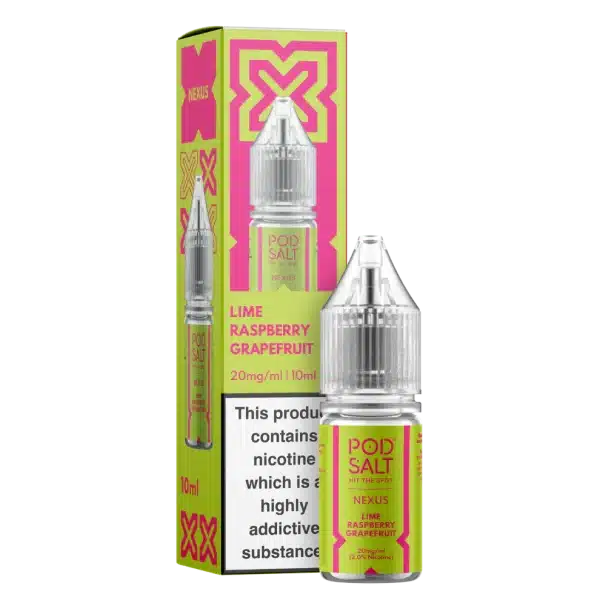 Nexus Nic Salts by Pod Salt Lime Raspberry Grapefruit
