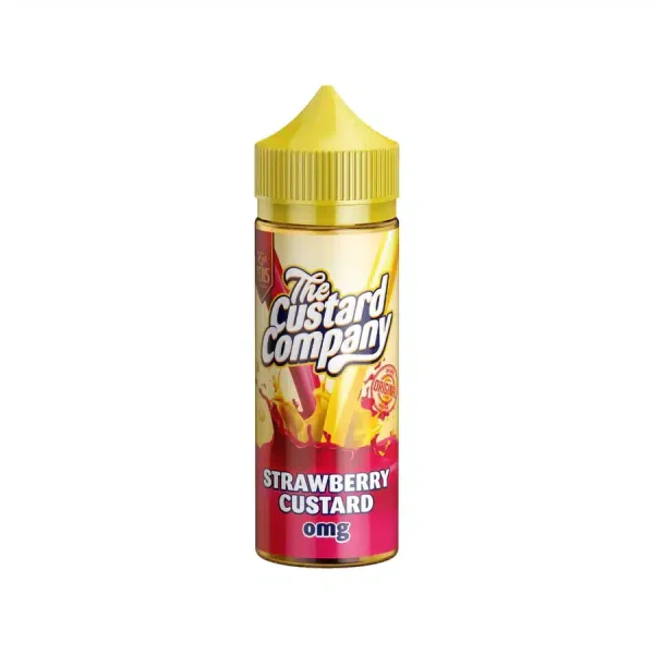 The Custard Company E-Liquid Range 100ml Strawberry Custard
