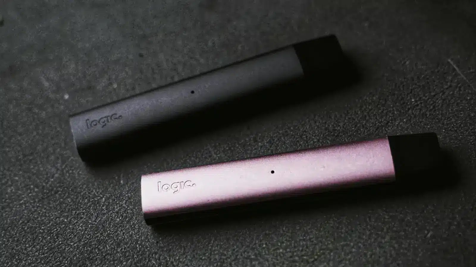 Two disposable vapes.