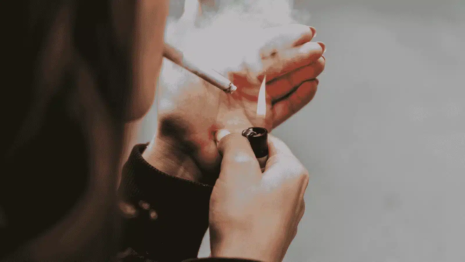 Woman smoking