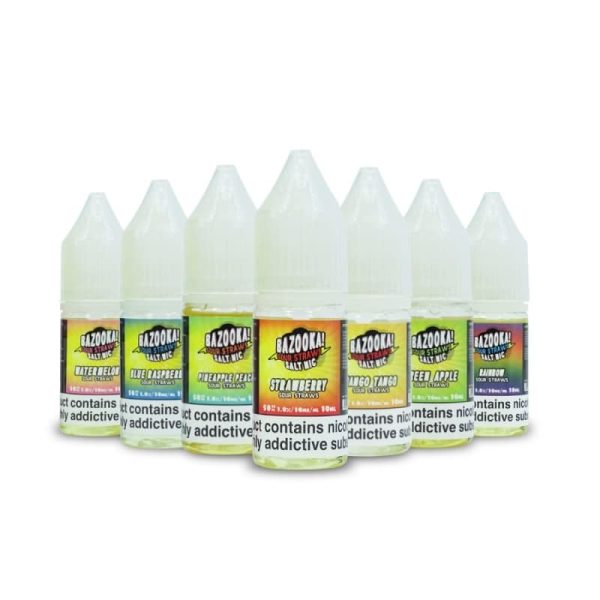 Bazooka Sour Straws Nic Salt E-Liquid
