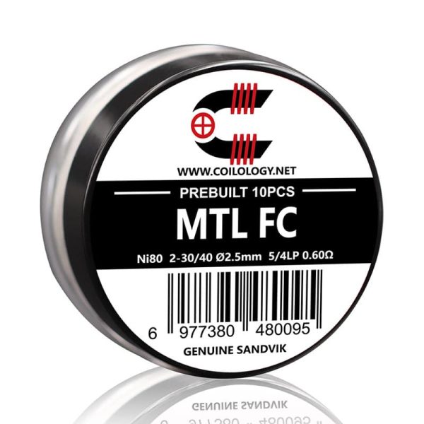 Coilology Prebuilt Sandvik MTL Fused Clapton Coils - Image 3
