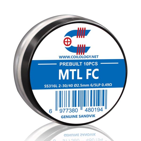 Coilology Prebuilt Sandvik MTL Fused Clapton Coils - Image 4