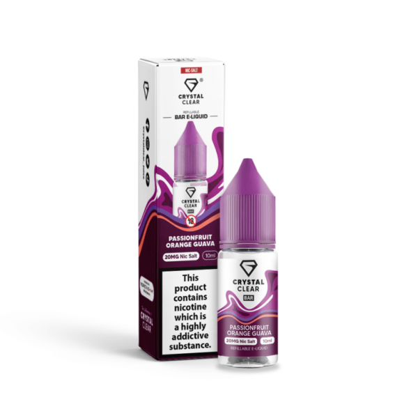 Crystal Clear Nic Salts 10ml - Image 14