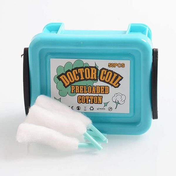 Advken Doctor Coil Preloaded Cotton 50pcs - Image 3