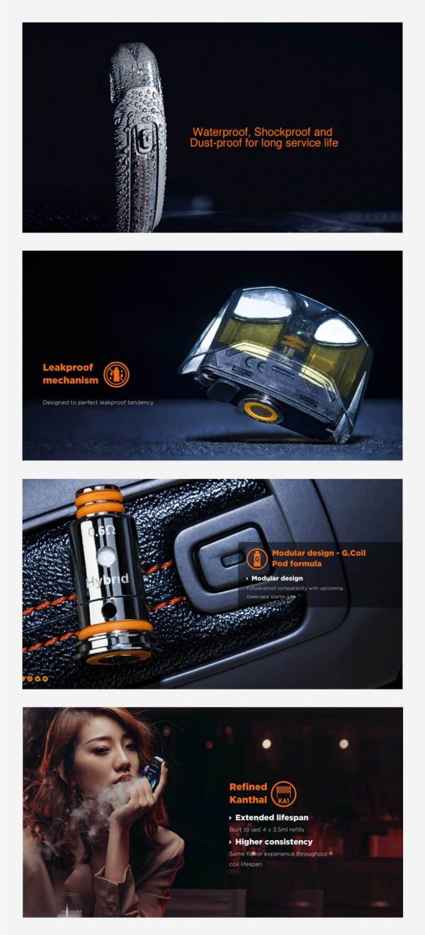 GeekVape Aegis Pod System Kit 800mAh UK - Image 3
