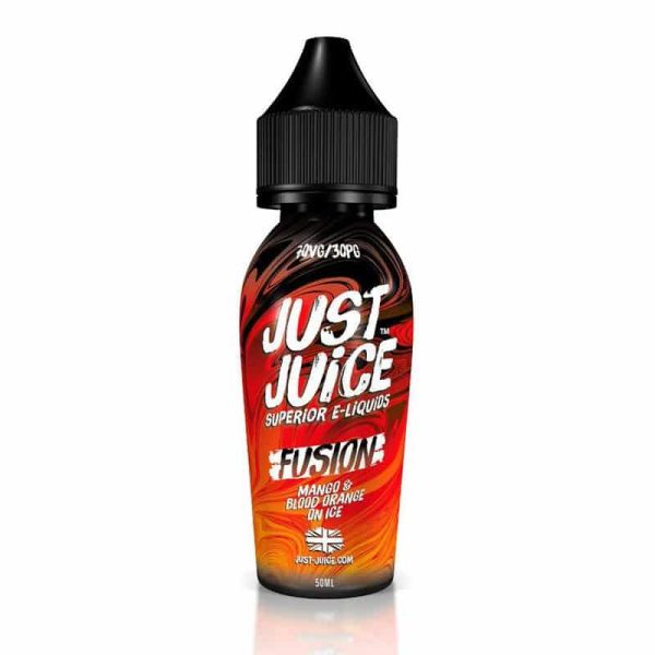 Just Juice Fusion Mango & Blood Orange on Ice