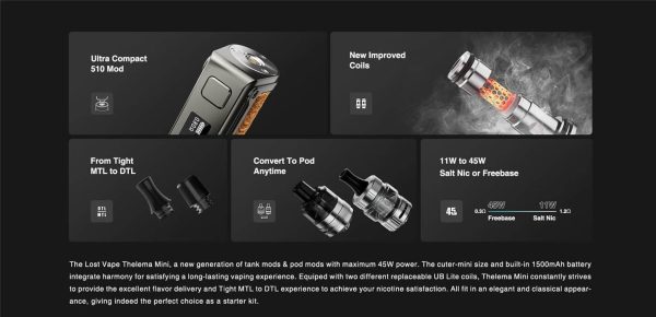 Lost Vape Thelema Mini 45W Kit - Image 20
