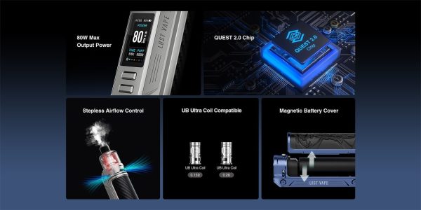 Lost Vape Thelema Urban 80W Mod Kit - Image 12