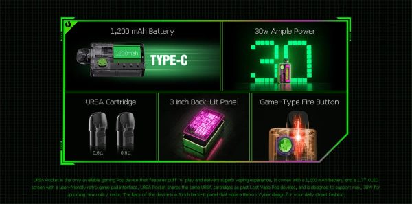 Lost Vape Ursa Pocket Pod Kit - Image 13