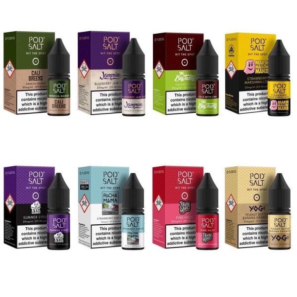 Pod Salt Fusions Nic Salts