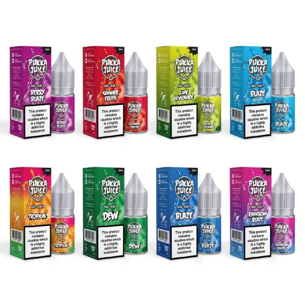 Pukka Juice Nic Salt Range