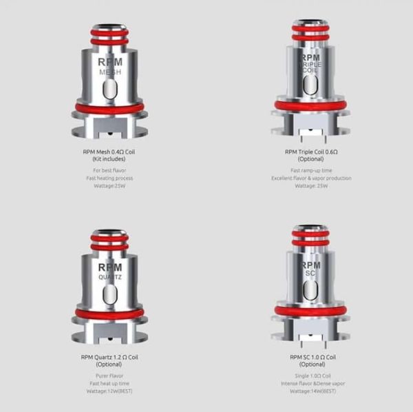 SMOK RPM Coils (5 Pack - Replacement Coils) - Image 2