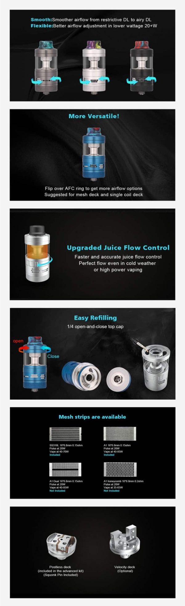 Steam Crave Aromamizer Supreme V3 RDTA - Image 3