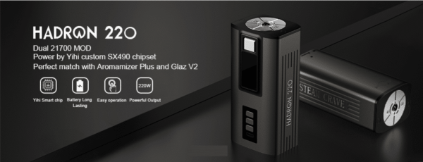 Steam Crave HADRON 220 YIHI Chip Box MOD UK - Image 2
