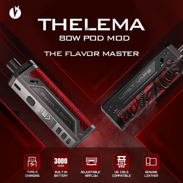 Lost Vape Thelema 80W Pod Kit XL - Image 5