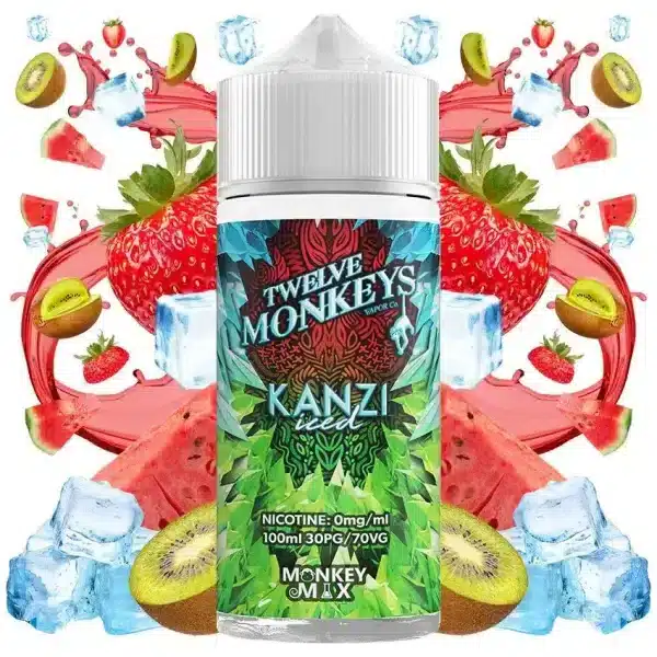 Twelve Monkeys Iced E-Liquid 100ml - Image 3
