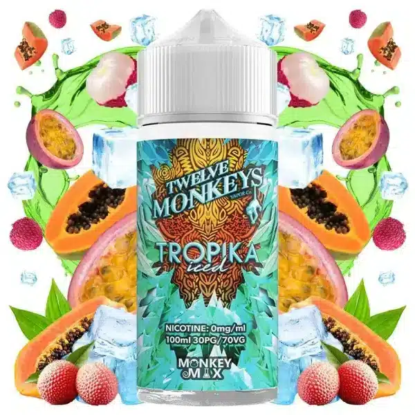 Twelve Monkeys Iced E-Liquid 100ml - Image 6