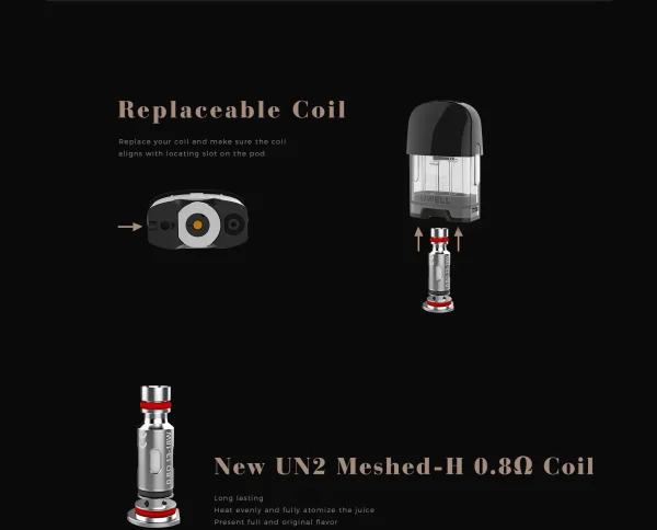 Uwell Caliburn G & G2 Coils/Empty Cartridge - Image 6