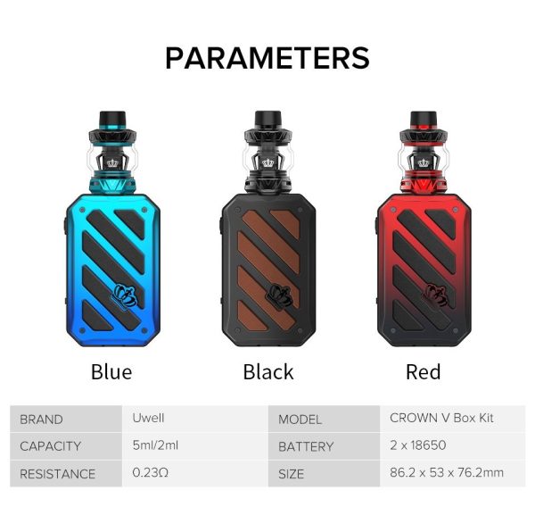 Uwell CROWN 5 Kit 200W UK - Image 3