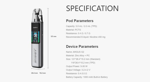 VOOPOO Argus G2 Pod Kit - Image 11