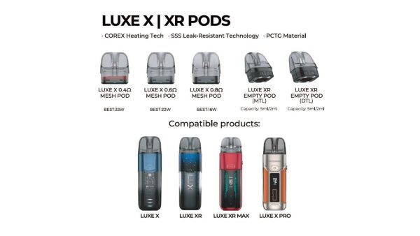 Vaporesso LUXE X & XR Replacement Pod - Image 13