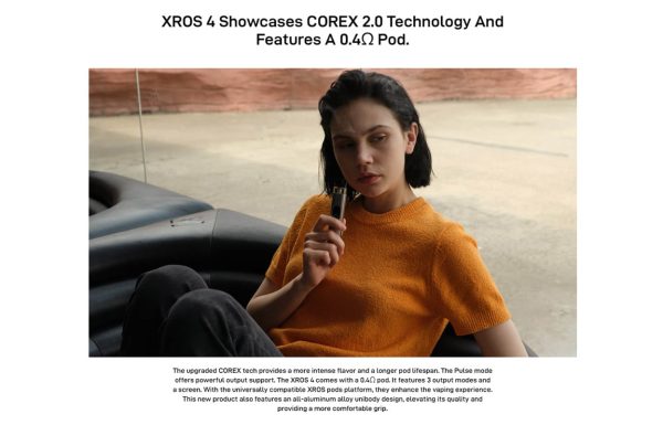 Vaporesso XROS 4 Pod Kit - Image 13