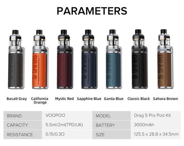 VOOPOO Drag S Pro Pod Kit - Image 3