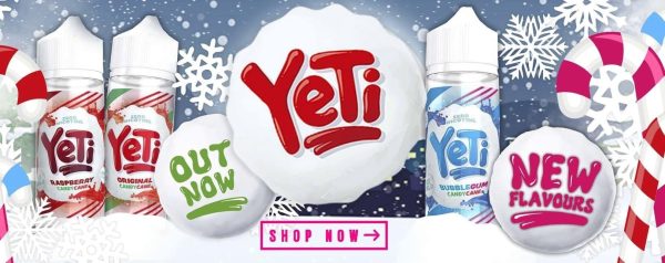 Yeti Candy Cane eLiquid Range 100ml - Image 4