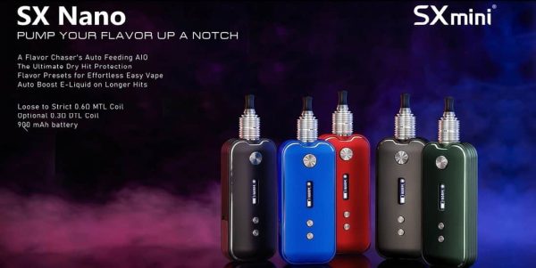 SXmini SX Nano Pod Mod Kit 900mAh UK - Image 3