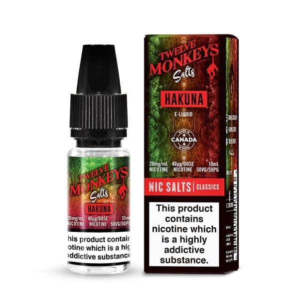 Twelve Monkeys Nicotine Salts UK