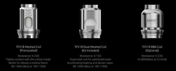 SMOK TFV18 Replacement Coils - Image 3
