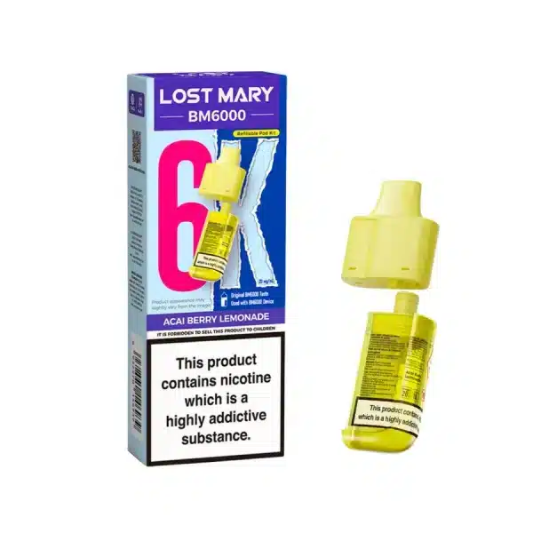 Lost Mary BM6000 Refill Pods Acai Berry Lemonade