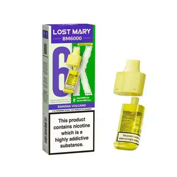 Lost Mary BM6000 Refill Pods Banana Volcano