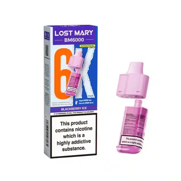 Lost Mary BM6000 Refill Pods Blackberry Ice