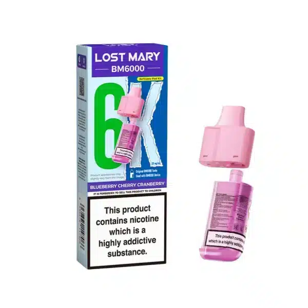 Lost Mary BM6000 Refill Pods Blueberry Cherry Cranberry