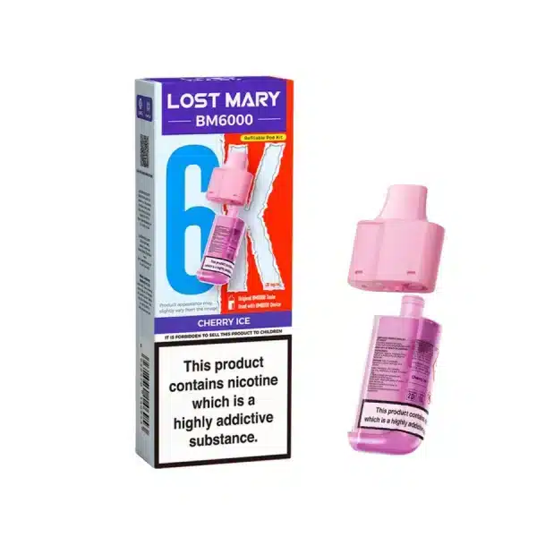 Lost Mary BM6000 Refill Pods Cherry Ice