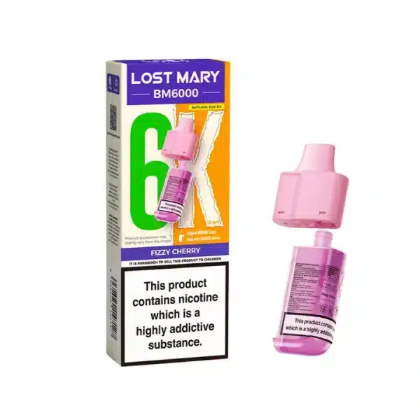Lost Mary BM6000 Refill Pods Fizzy Cherry