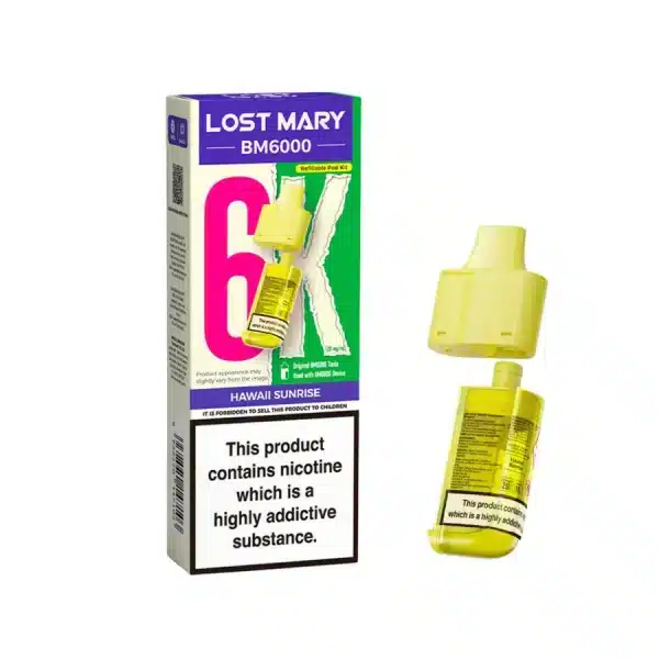 Lost Mary BM6000 Refill Pods Hawaii Sunrise