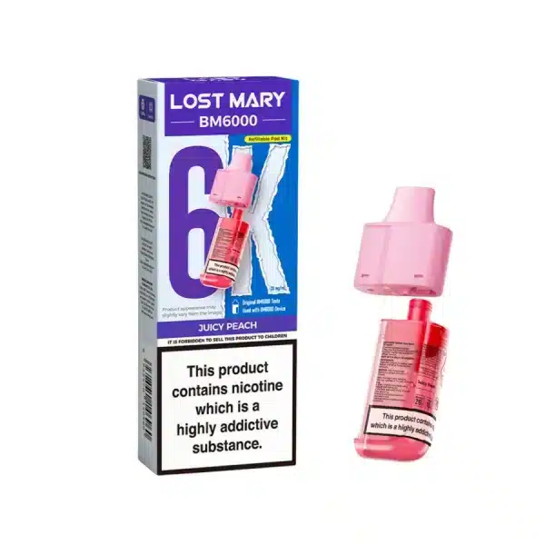 Lost Mary BM6000 Refill Pods Juicy Peach
