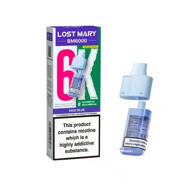 Lost Mary BM6000 Refill Pods Mad Blue