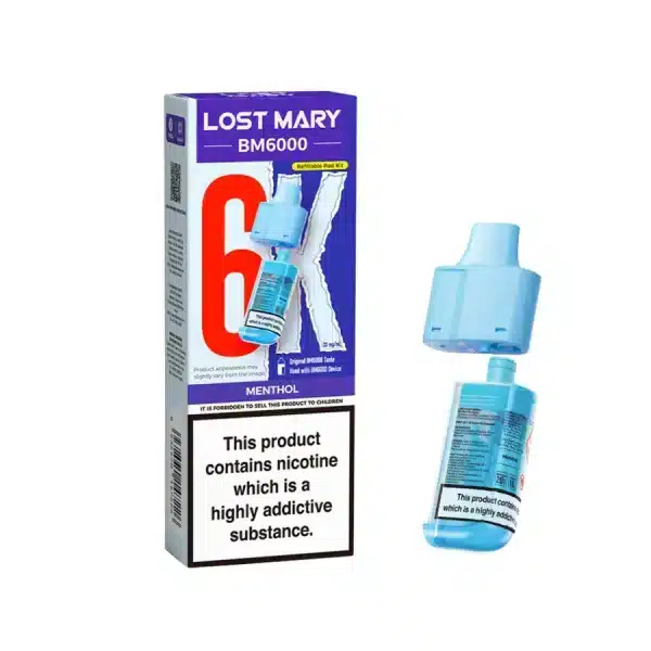 Lost Mary BM6000 Refill Pods Menthol
